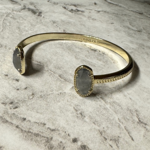 Kendra Scott Elton Gold Bracelet (Slate) - Picture 7 of 8